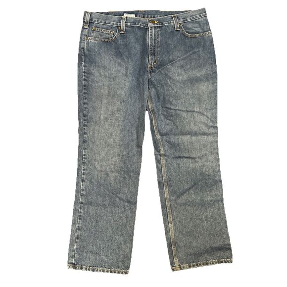 Carhartt RN 14806 Mens Relaxed Fit Denim Jeans 40 x 30 - Picture 1 of 6